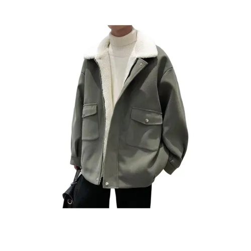 BONAS Зеленый Мужской Пуховик