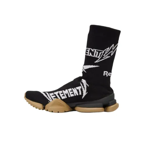 Reebok x Vetements Высокий топ Повседневная обувь Унисекс Черный