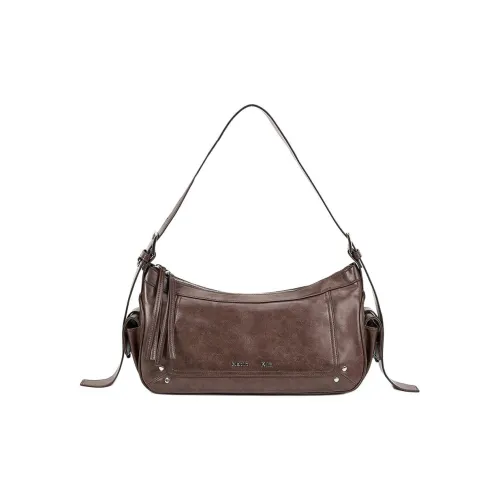 MATIN KIM Сумка через плечо из синтетической кожи женская коричневая