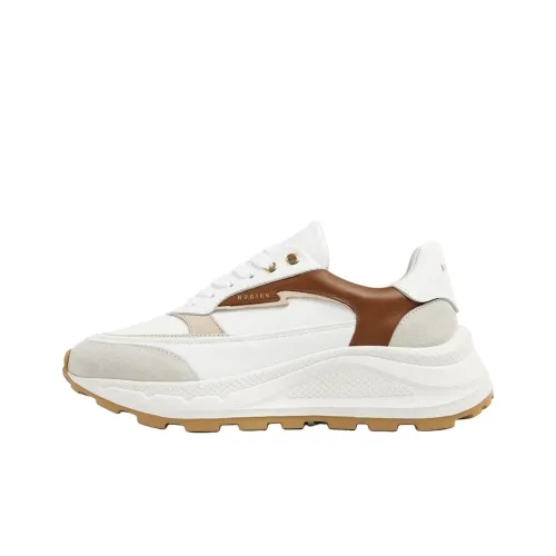 NUBIKK Низкий топ Повседневная обувь Женская Белый Коричневый