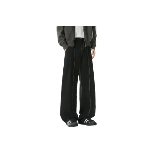 ZWWWZ Черные Унисекс Джинсы