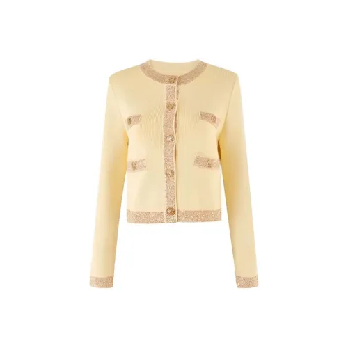 Leather Cat Желтый Женские Трикотаж