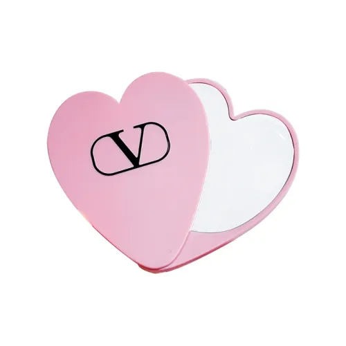 Valentino Розовое Сердце Магнитное Зеркальце Портативное Selfie Макияж Коррекция Зеркала MAKE UP Карманное Зеркало