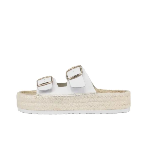 LOVE MOSCHINO Слипоны 3,5 см Женские Белые