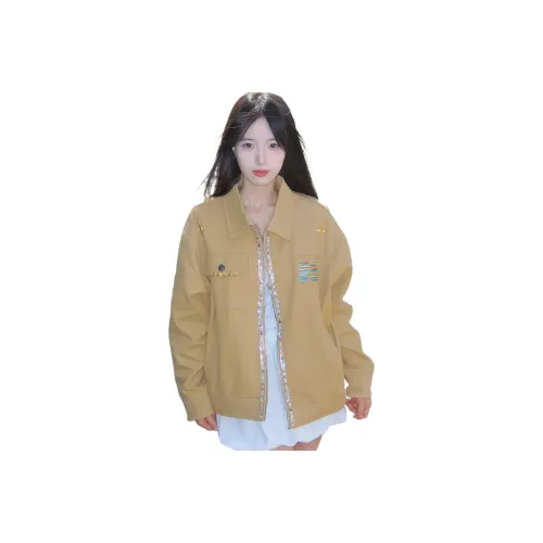 LADYXIEXIE Хаки с LD Бренд Наклеенный Женские Куртки