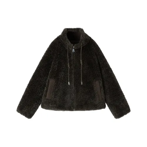 XIANGYING Кофе Женские Меховые изделия