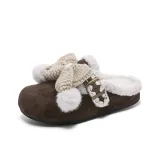 Brown [Флисовая подкладка] [Большой бант]