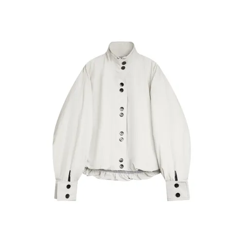 ELLE Светло-серый женский пуховик