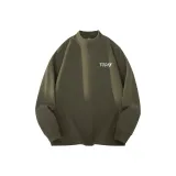 Оливковый зеленый (гладкий, синий, граффити, логотип на груди)