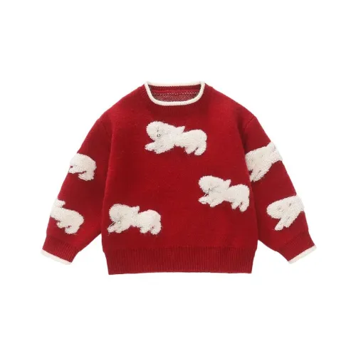 ZHIO Новогодний красный Kids Свитеры
