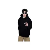 Черный (с флисовой подкладкой и утепленный)