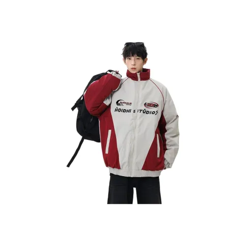 FLIM Модель Одежда IS Основной Белый Wa Красный Женские Пуховики