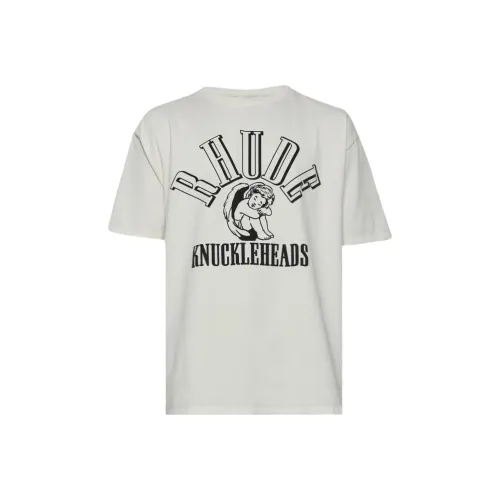 RHUDE Белая Мужская T-Рубашка