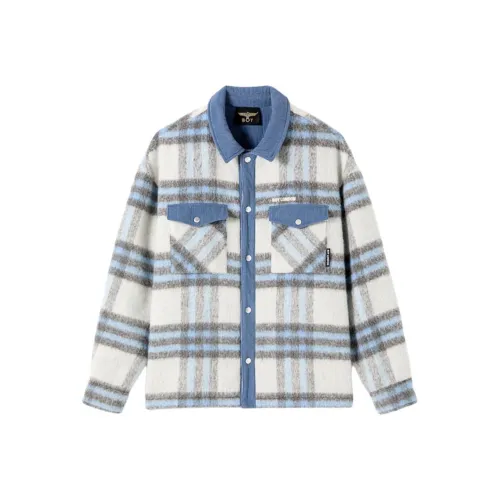 Boy London Синяя Клетка Унисекс Рубашки