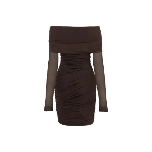 PHILOSOPHY DI LORENZO SERAFINI Длинное платье с длинными рукавами женское