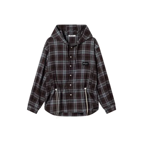 BEASTER Коричневый Унисекс Рубашки