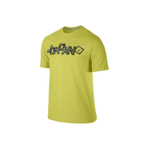 Джордан Желтый Мужская Футболка