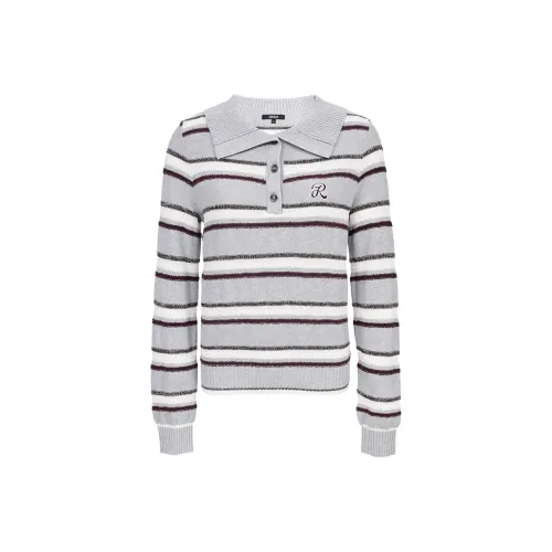 ONLY S13 Light Gray Wool Yarn Women's Knitting ONLY S13 Светло-серый Шерстяной Пряжа Женский Трикотаж