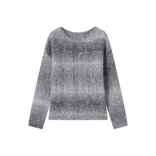 DIALOGUE Серый Белый Градиент Женский Свитера