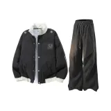 Чёрный + Чёрный Брюки