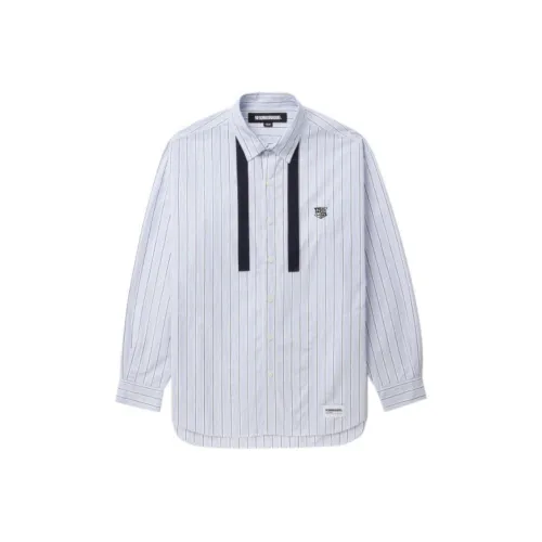 NEIGHBORHOOD Мужские Синие Рубашки