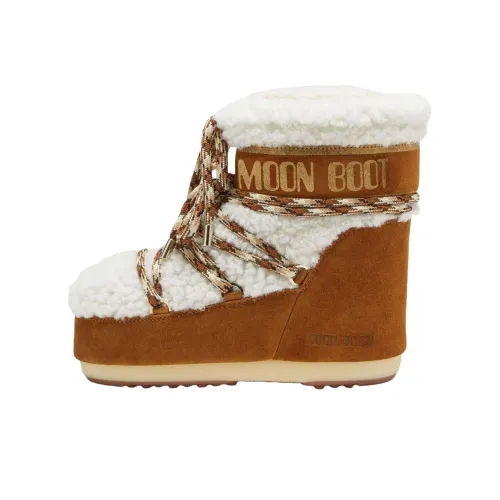 MOON BOOT LAB69 ICON SHORT Сноубутсы Женские Коричневый