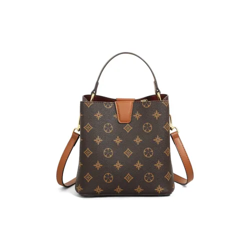 Younger Song ПВХ Сумка Стандартная Женская Кофейная