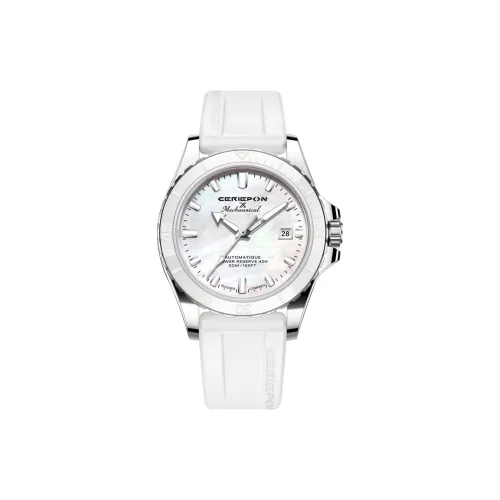 CERIEPON Автоматический механический механизм Унисекс Часы 48,5мм*39,8мм*12,2мм Жемчужная раковина Цвет