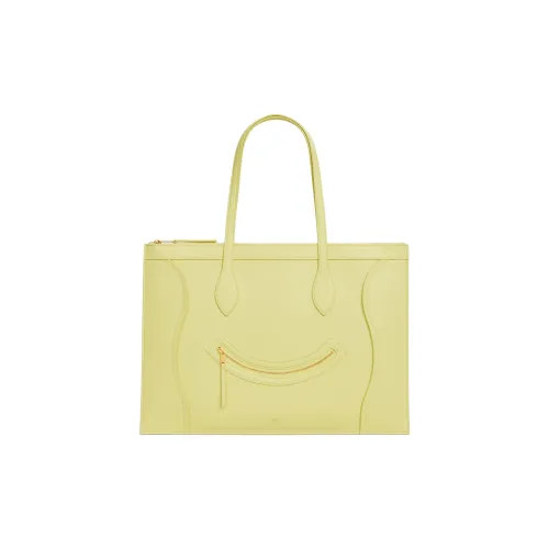 CELINE Сумка на одно плечо из коровьей кожи женская оранжевый желтый