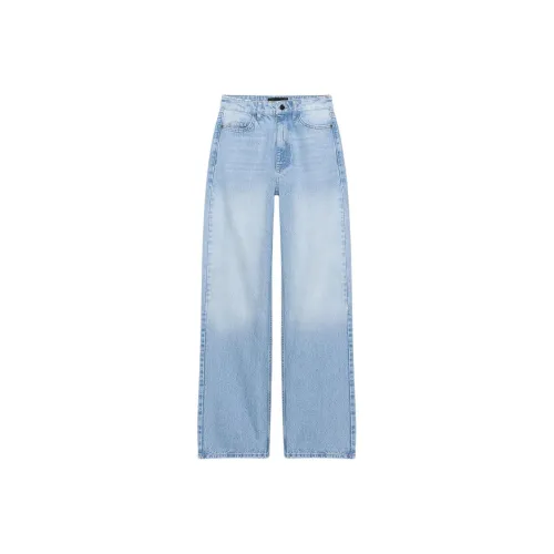 ZARA Светло-синие женские джинсы