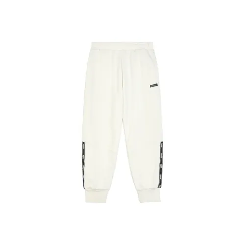 PUMA Белые Мужские Вязаные Тренировочные Штаны