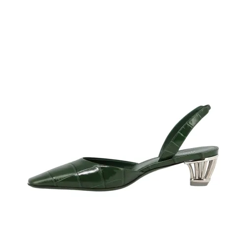 Ferragamo Alyssa Высокие каблуки Женские Темно-зеленый