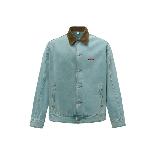 HOKLV Синий Зеленый В комплекте Съемная застежка-булавка Унисекс Куртки