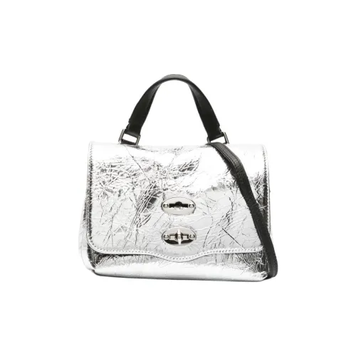 Zanellato Телячья кожа Сумка через плечо Маленькая Сумка Женская Серебряный