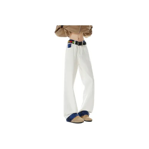 BLACK AT Унисекс Джинсы