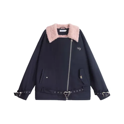 UNIFREE Хлопковый пуховик женский темно-синий