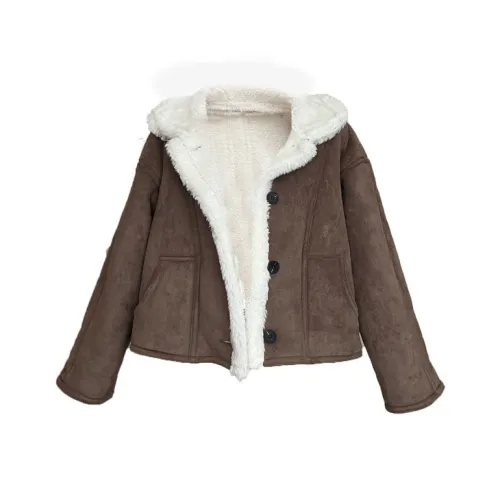 TSKIU Кофе Женские Куртки