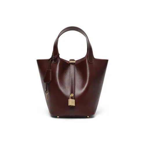 PT'SON Коровья кожа Сумка Обычный Женские Винно-кофейный