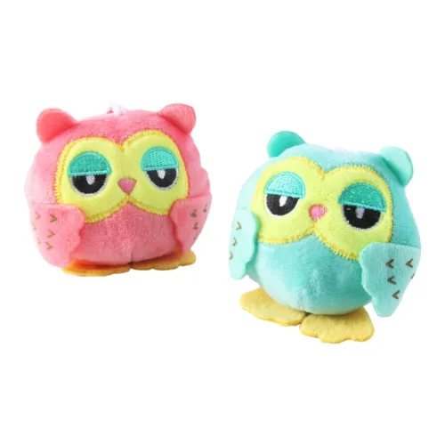 QICAIBOSHI Cartoon Cute Сова Брелок Игрушка Украшение Аксессуары Плюшевый Брелок 7 см Рекомендуемая высота