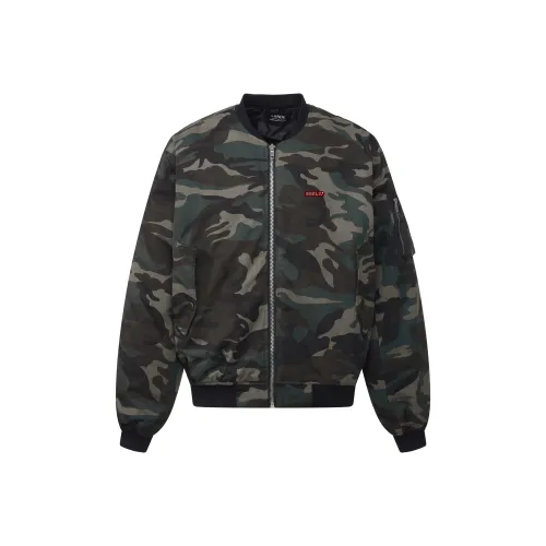 HOKLV Камуфляж С подарками Съемная застежка-булавка Унисекс Куртки