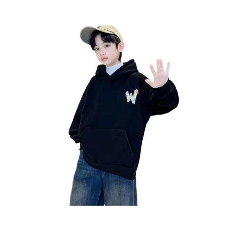 KAERFEITE Черные Свитшоты для школьников