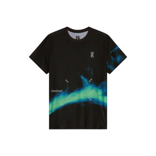 On Pace Черный Ледниковый Мужская T-рубашка