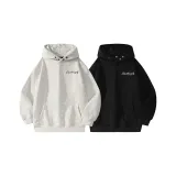 Пара 2 пачки (Белый Серый Черный логотип Свитшот + Черный Белый логотип Свитшот)