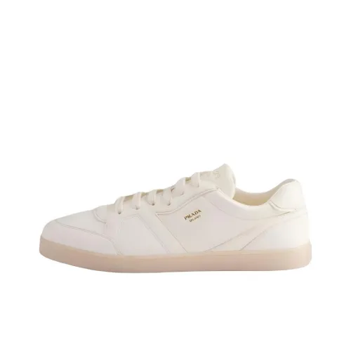 PRADA Низкие кроссовки для скейтбординга Мужские Белые