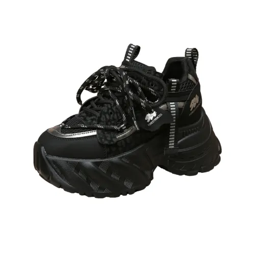 Forest Princess визуально увеличивает рост Низкий топ Толстая подошва Кроссовки Женские