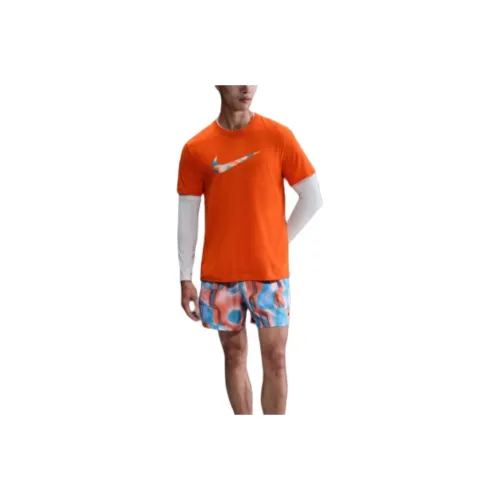 Nike Dri Fit Безопасность Апельсин Мужская Футболка