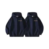 Пара 2 пачки (Темно-синий, синий, желтый с ярлыком свитшот + темно-синий, синий, желтый с логотипом свитшот)