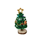 Золотая окантовка, рождественские деревья, материал: обметка