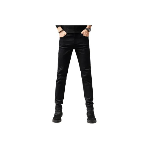 FOSS PHIL Черные Мужские Джинсы