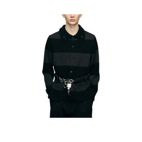 SIMONE ROCHA Угольный серый черный чернильный черный мужской трикотаж